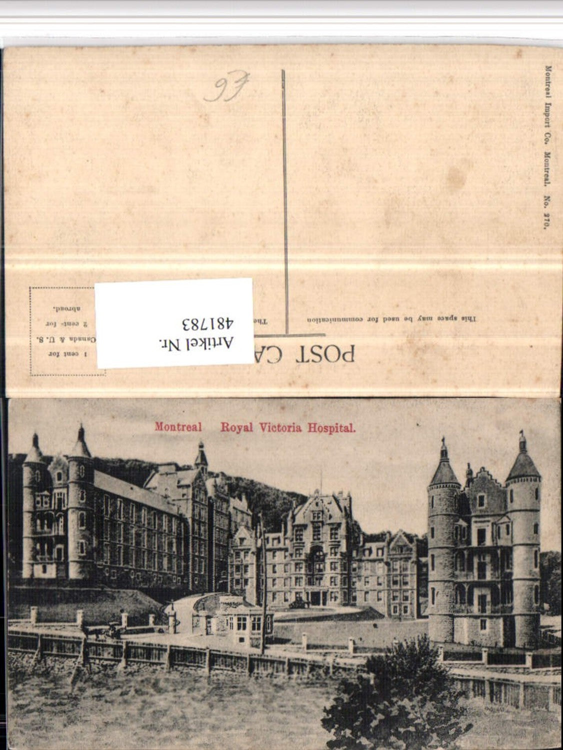 Alte Ansichtskarte – Old Postcard