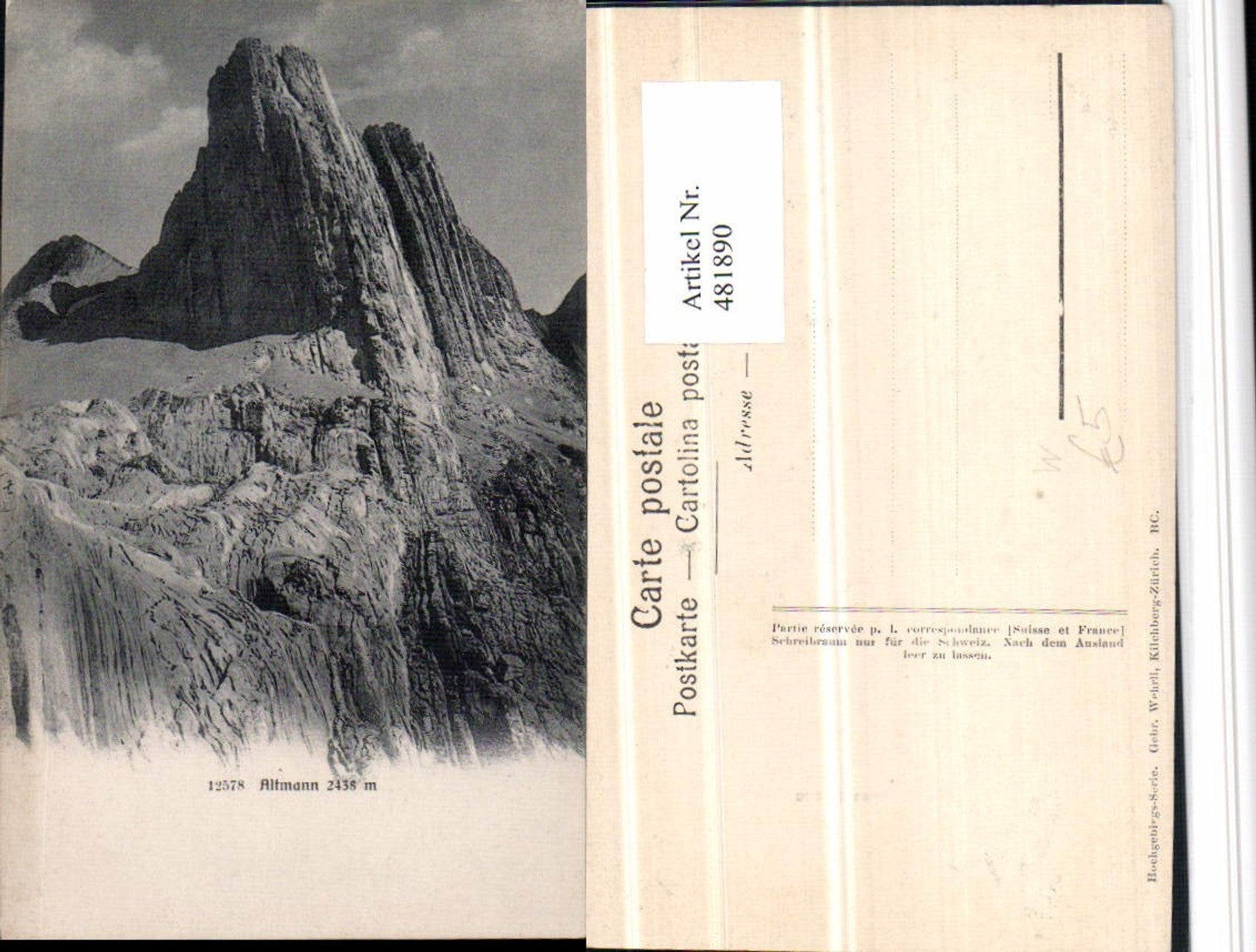 Alte Ansichtskarte – Old Postcard