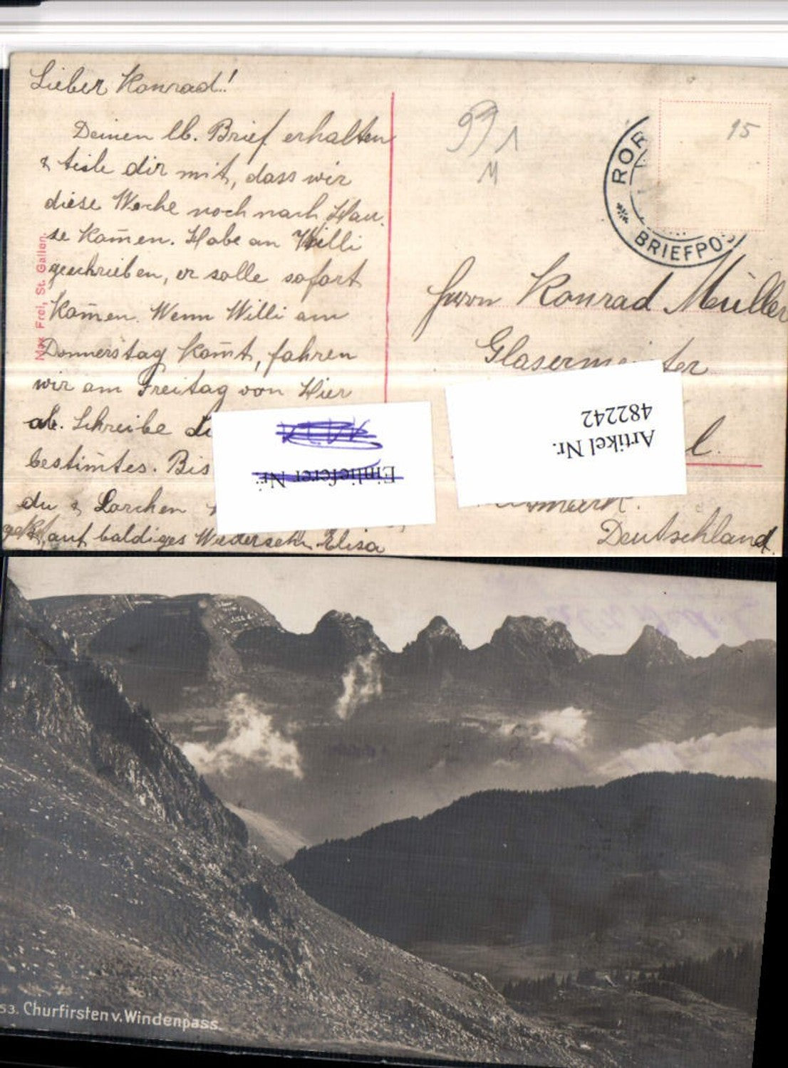 Alte Ansichtskarte – Old Postcard