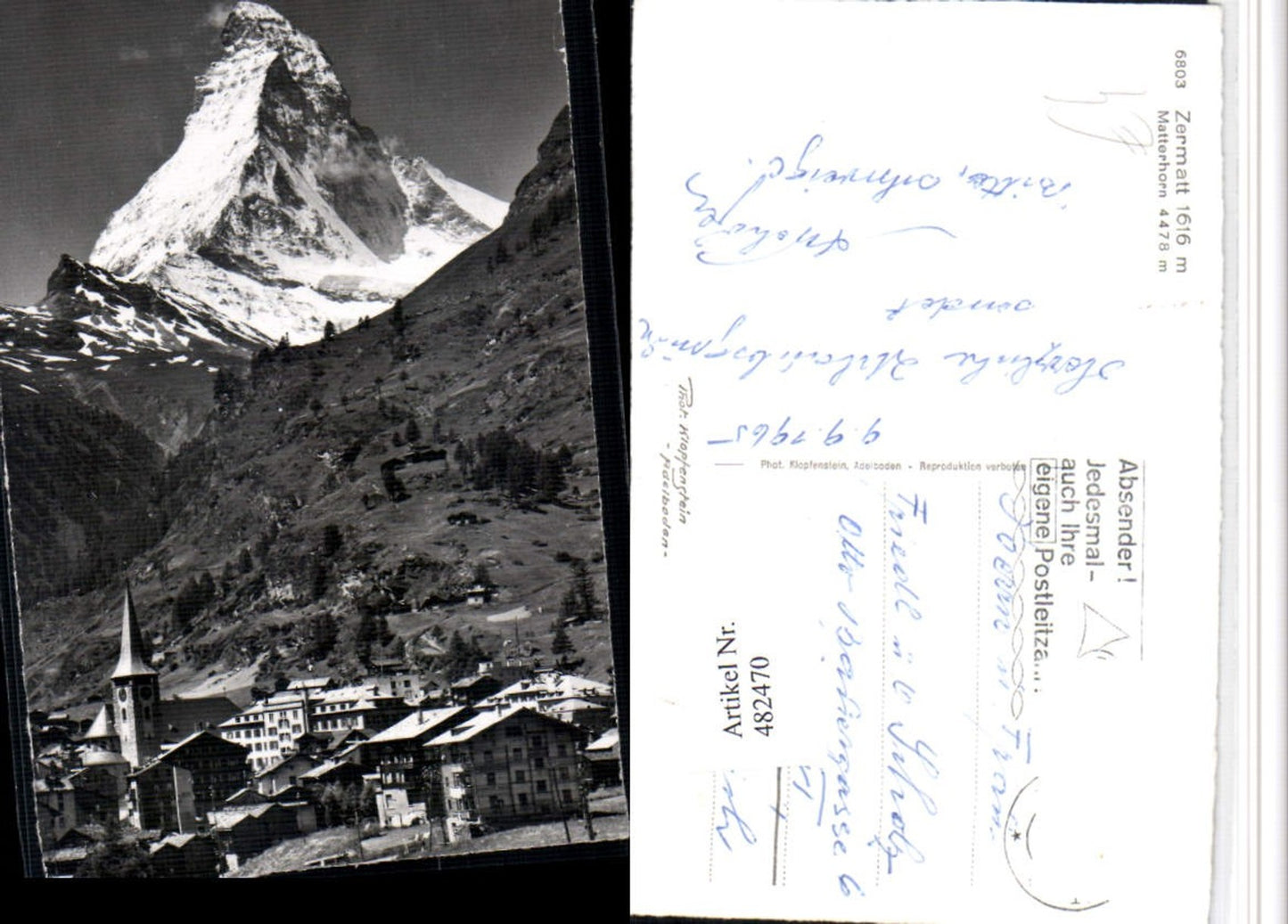 Alte Ansichtskarte – Old Postcard