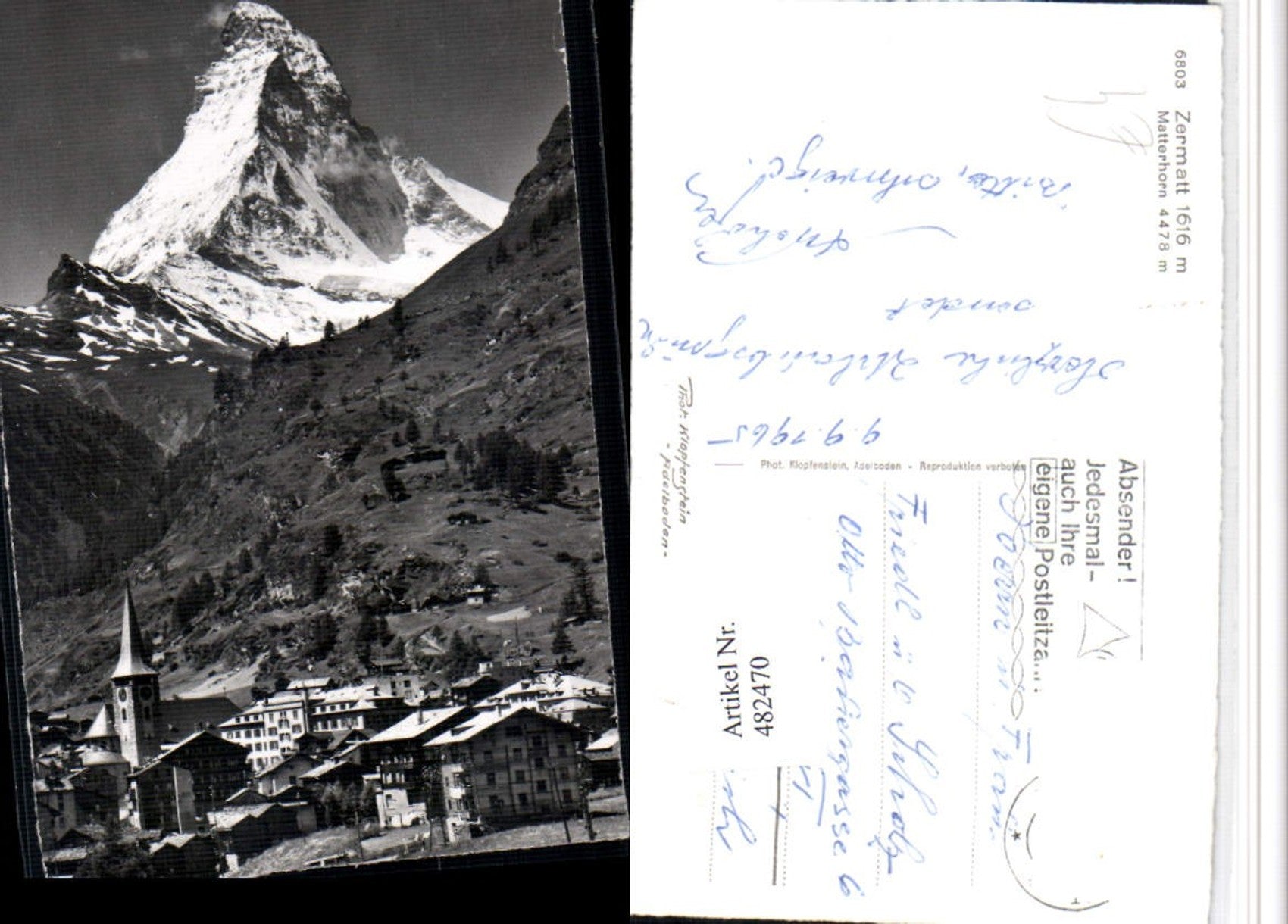 Alte Ansichtskarte – Old Postcard