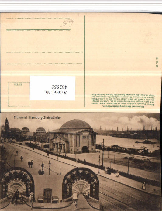 482555,Hamburg Steinwärder Elbtunnel Tunnel