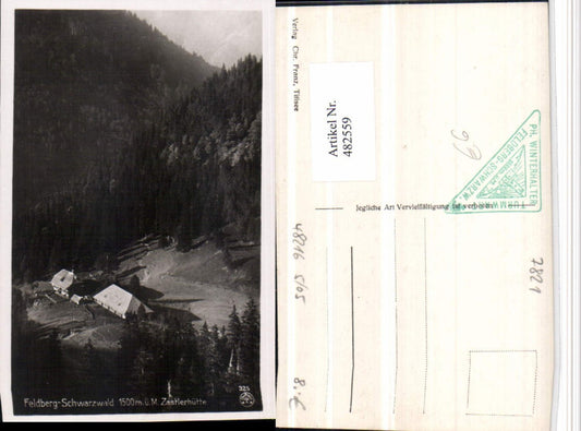 482559, Feldberg in the Black Forest, Zastlerhütte Hut