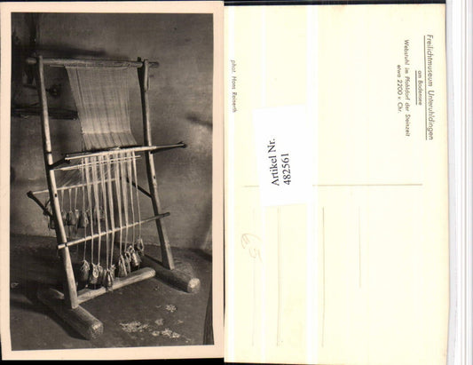 482561,Unteruhldingen am Bodensee Pfahldorf Webstuhl