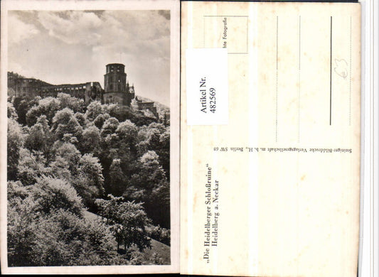 482569,Heidelberg am Neckar castle ruins
