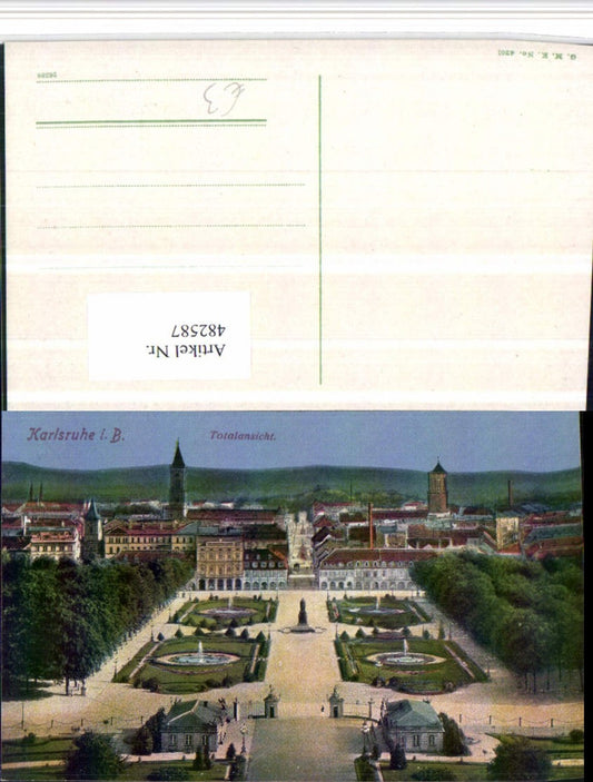 482587, Karlsruhe partial view of park
