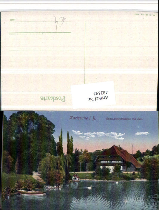 482593, Karlsruhe Black Forest house with lake