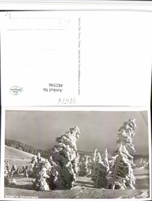 482596,Schwarzwald Winterlandschaft