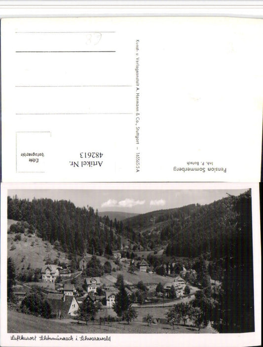 482613, Schönmünzach in the Black Forest, partial view