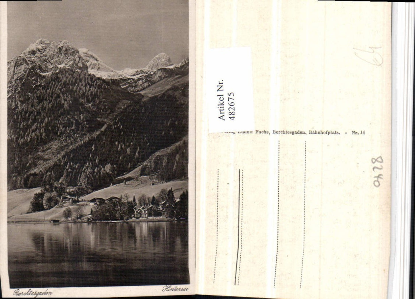 482675,Berchtesgaden Hintersee See Bergkulisse