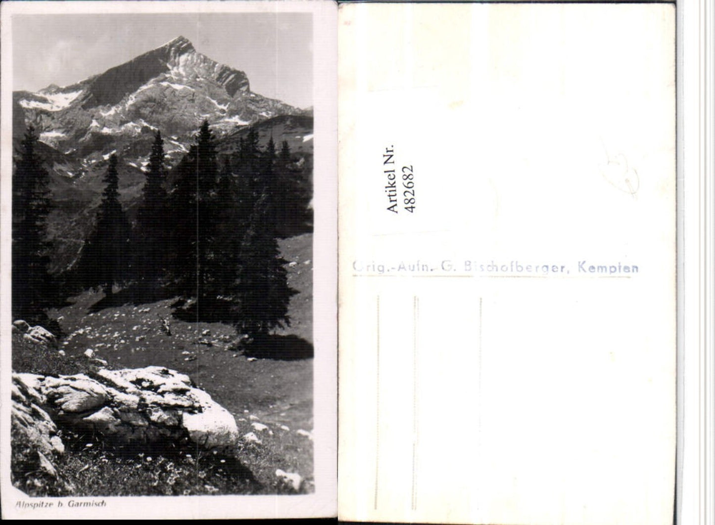 482682,Alpspitze b. Garmisch Bergkulisse