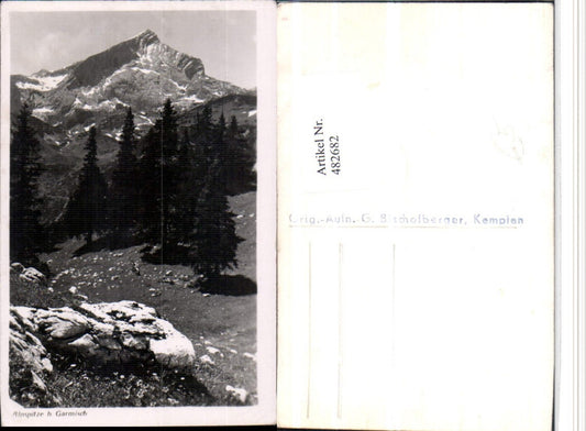 482682,Alpspitze b. Garmisch Bergkulisse