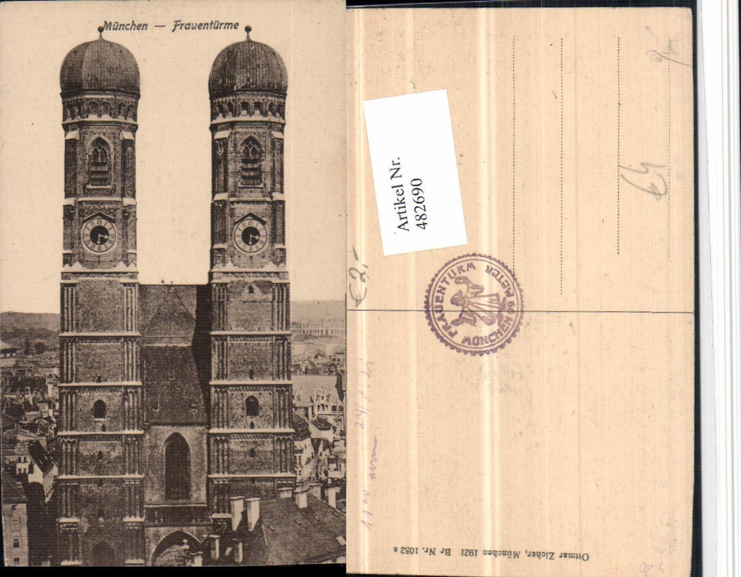 482690,München Frauentürme Kirche Türme