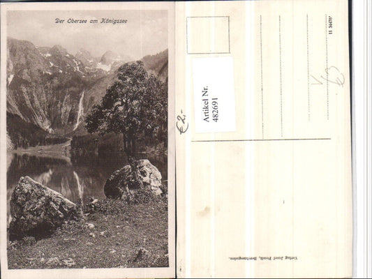 482691,Obersee See am Königssee b. Schönau Bergkulisse pub Josef Fendt