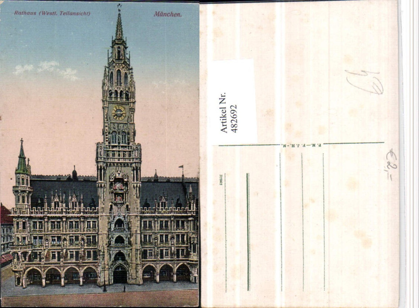 482692,München Rathaus Gebäude
