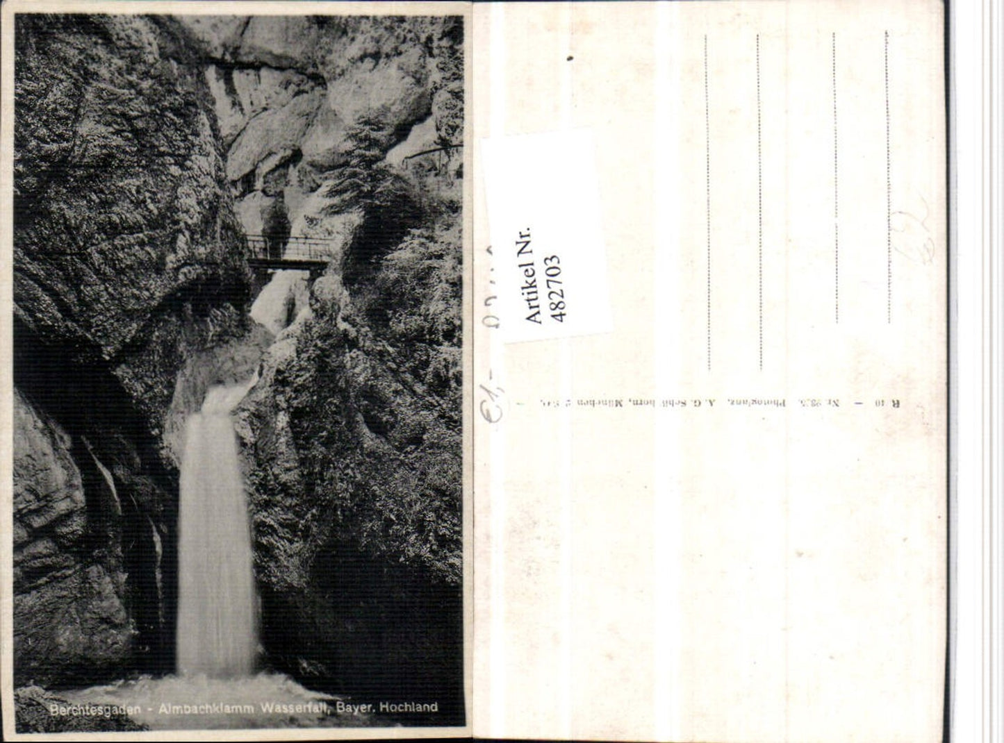 482703,Berchtesgaden Almbachklamm Klamm Wasserfall