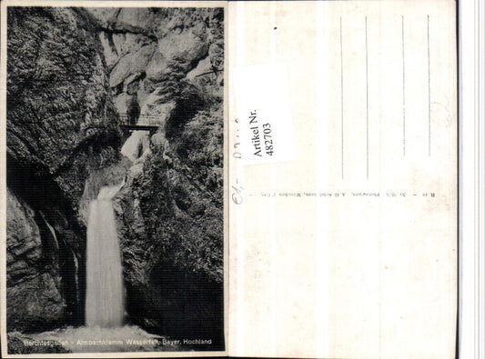 482703,Berchtesgaden Almbachklamm Klamm Wasserfall