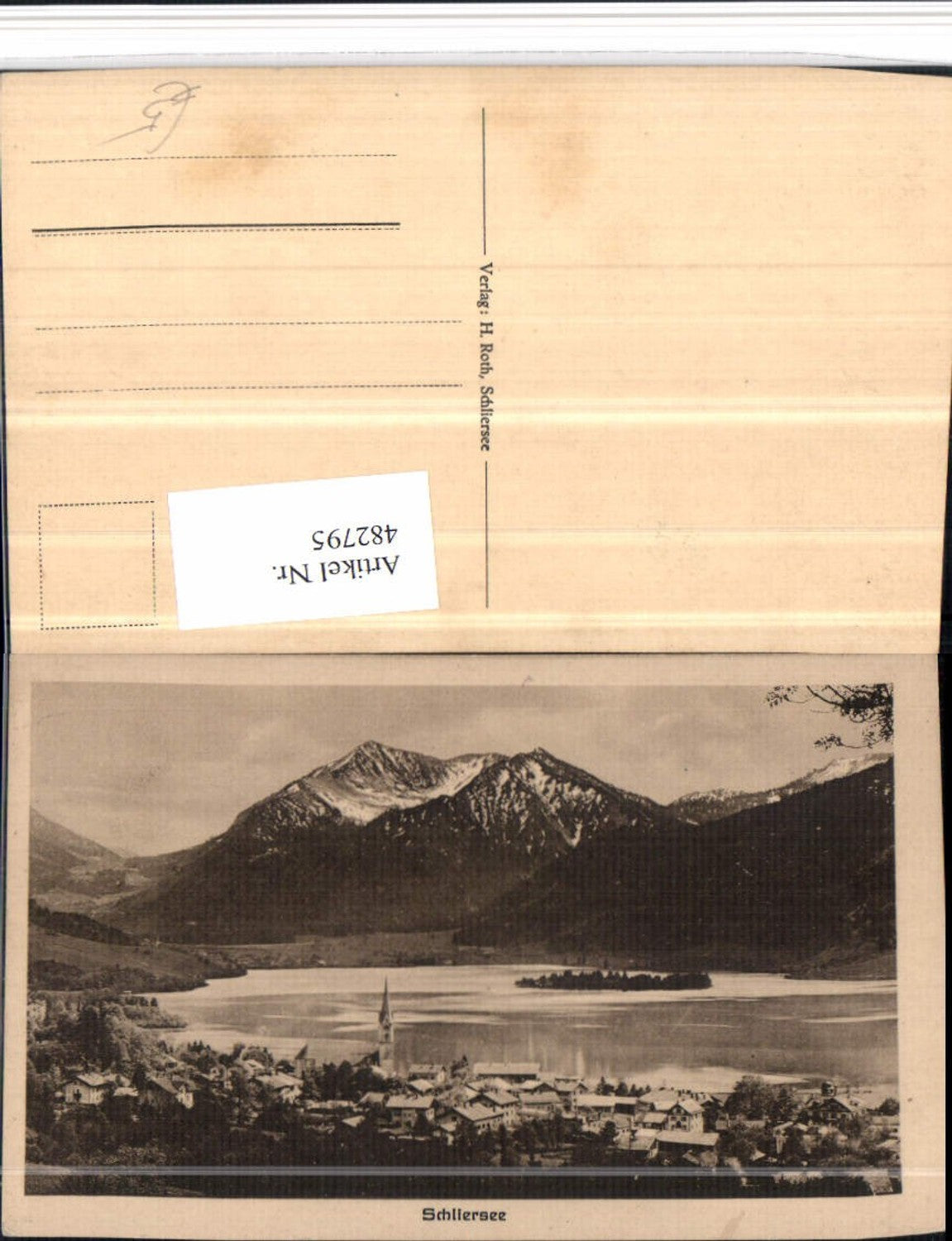 482795,Schliersee Totale See Bergkulisse