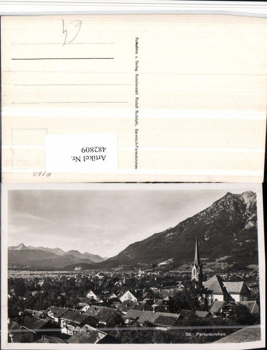 482809,Partenkirchen Totale Bergkulisse