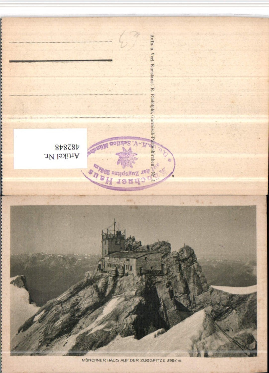 482848,Münchnerhaus Berghütte auf d. Zugspitze b. Garmisch