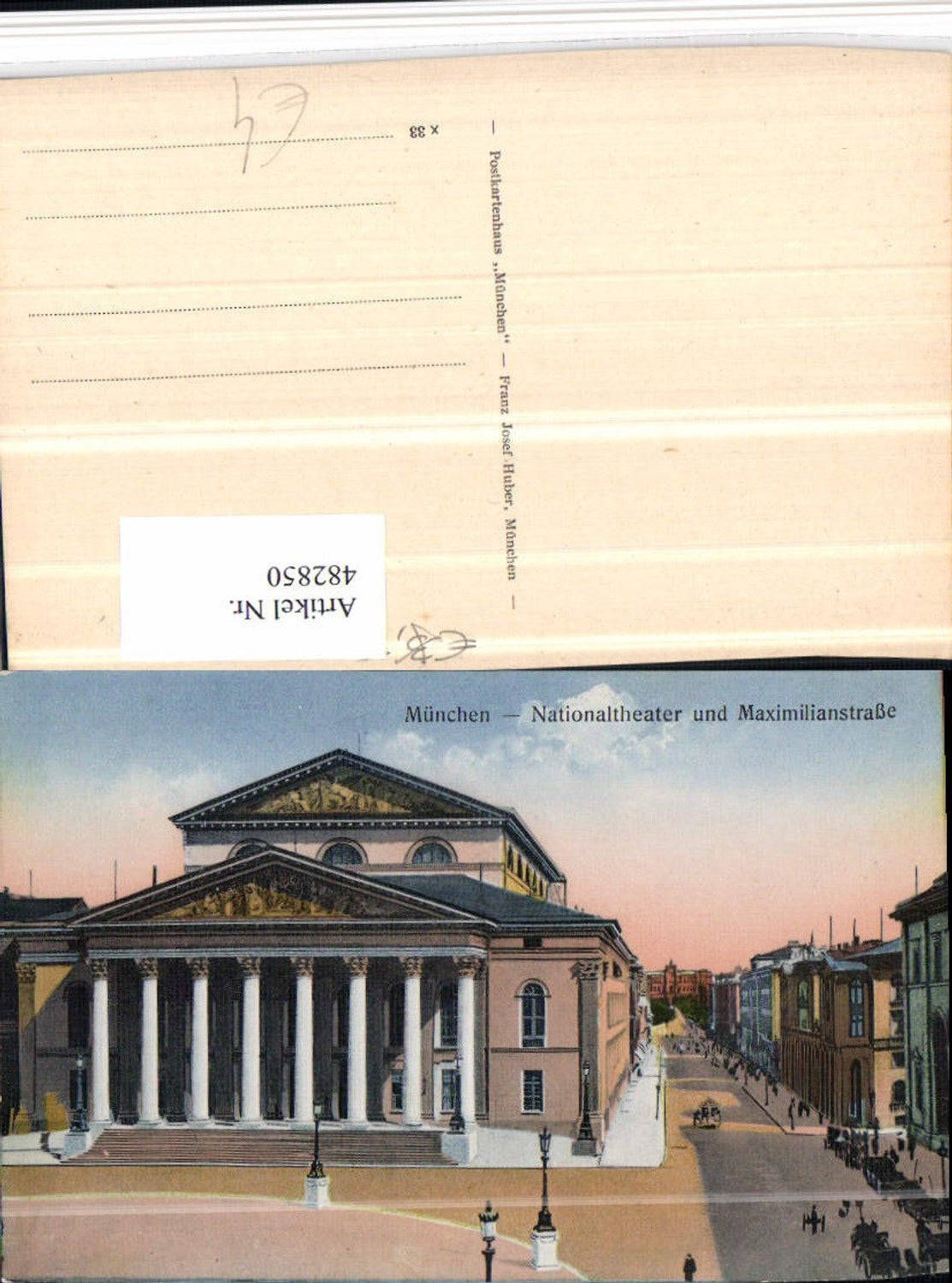 482850, Munich National Theatre and Maximilianstrasse