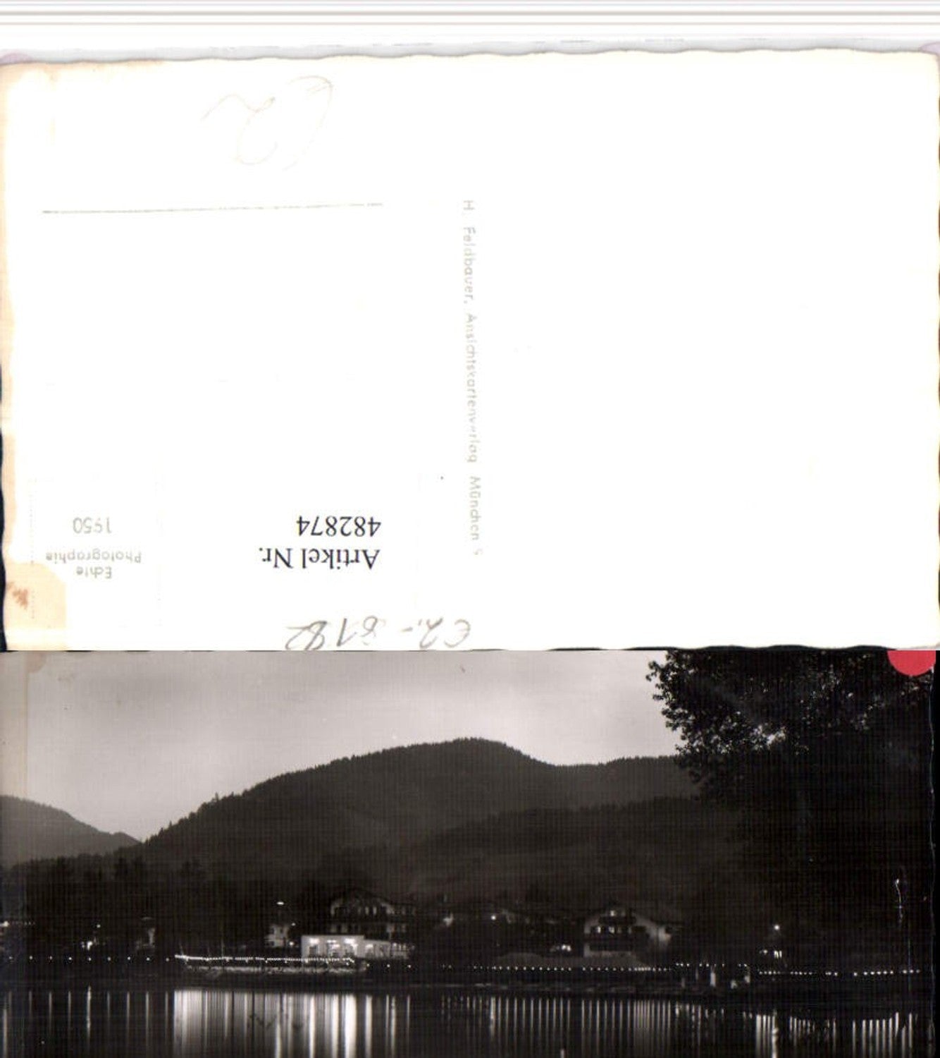 482874,Bad Wiessee Abendbeleuchtung an d. Strandpromenade
