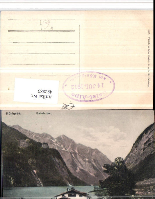 482883,Königssee See Saletalpe b. Schönau Bergkulisse