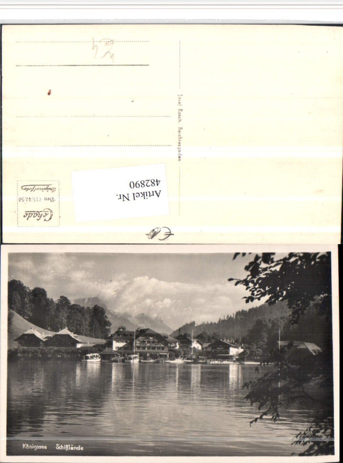 482890,Königssee See b. Schönau Schifflände
