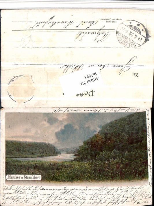 482891,Litho Ihlandsee See b. Strausberg Altlandsberg