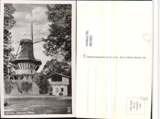 482905,Potsdam Historische Mühle Windmühle