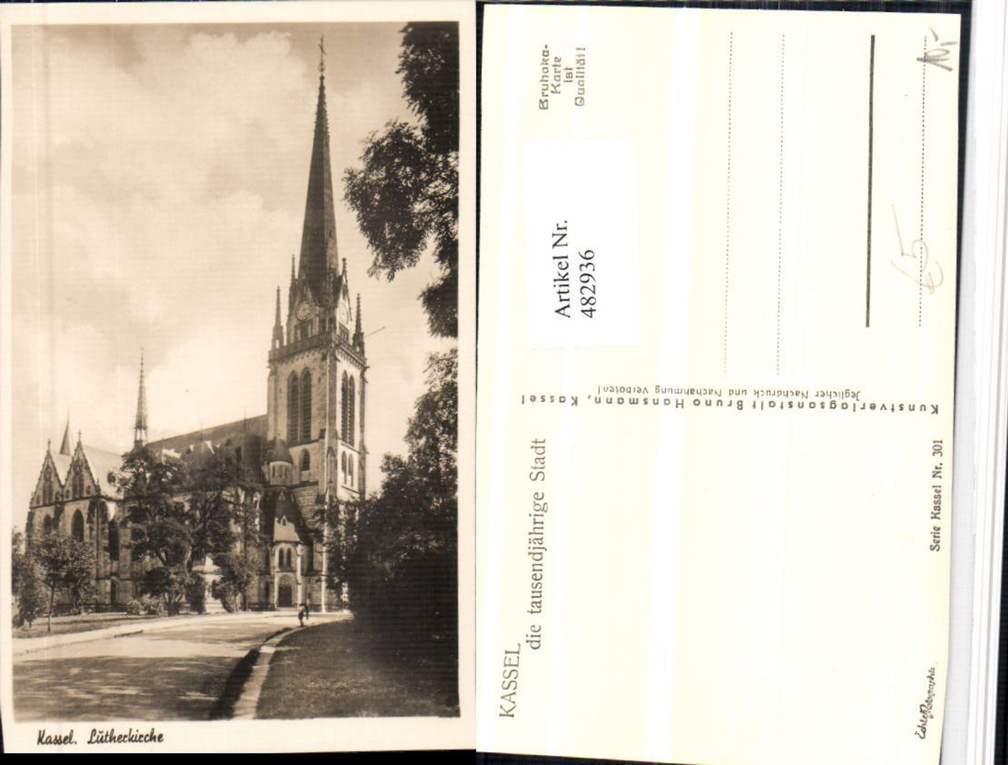 482936,Kassel Lutherkirche Kirche