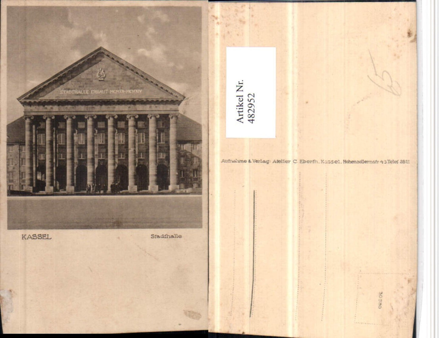 482952,Kassel Stadthalle Gebäude