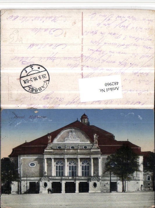 482960,Cassel Kassel Hoftheater Gebäude