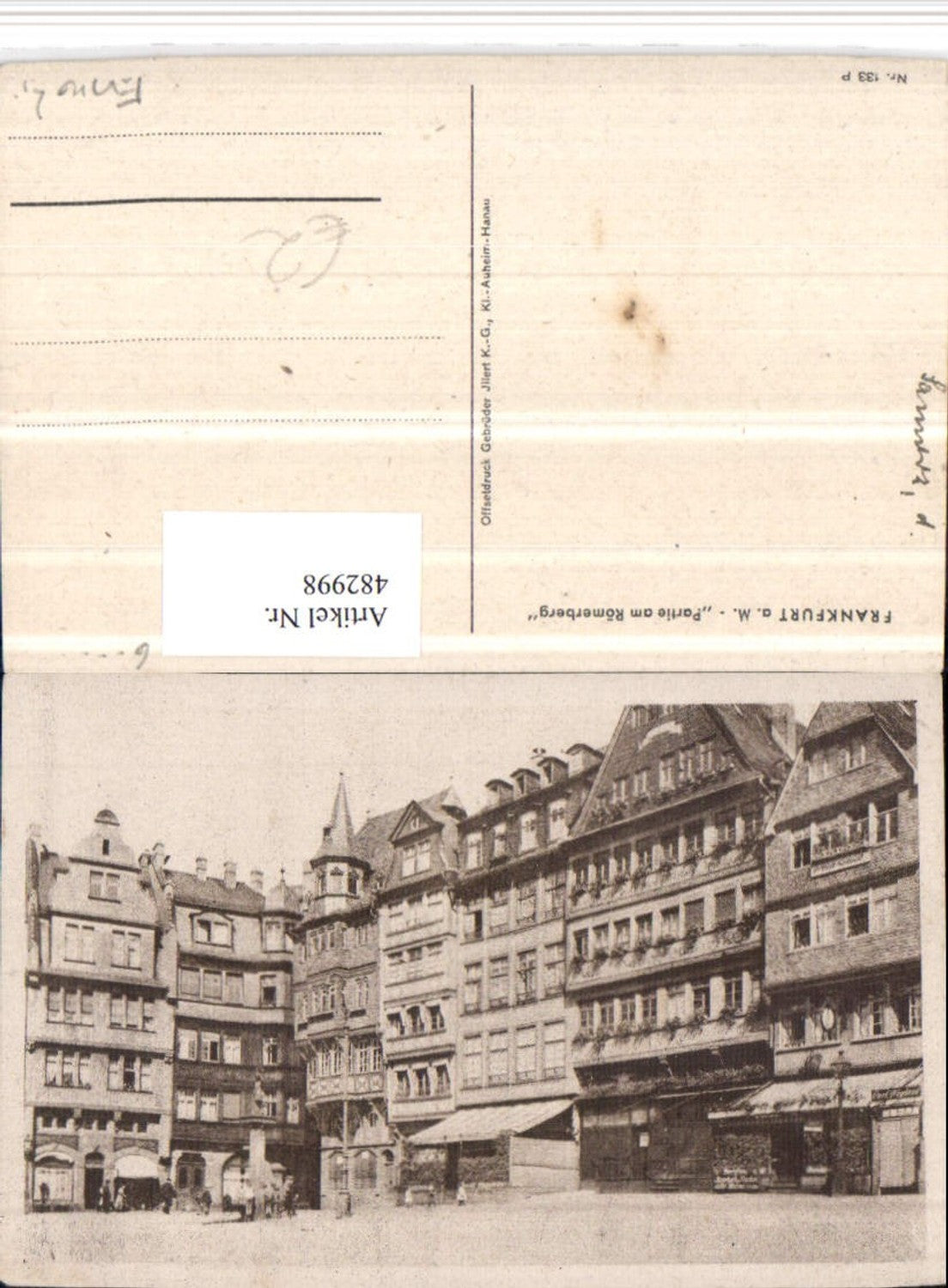 482998,Frankfurt am Main Partie am Römerberg