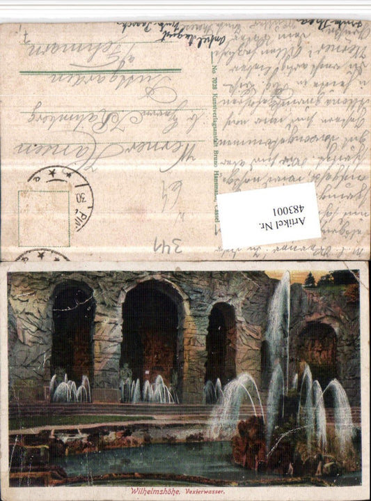 483001,Kassel Wilhelmshöhe Vexierwasser Wasserspiele