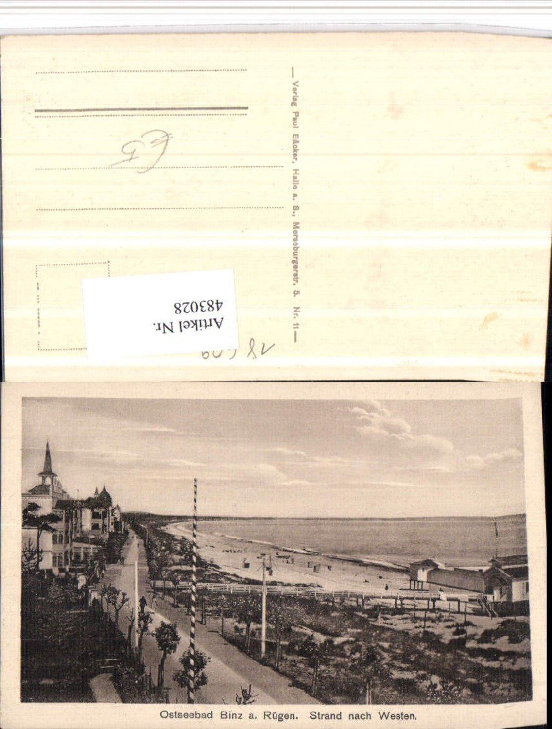 483028,Ostseebad Binz auf Rügen Strand Promenade