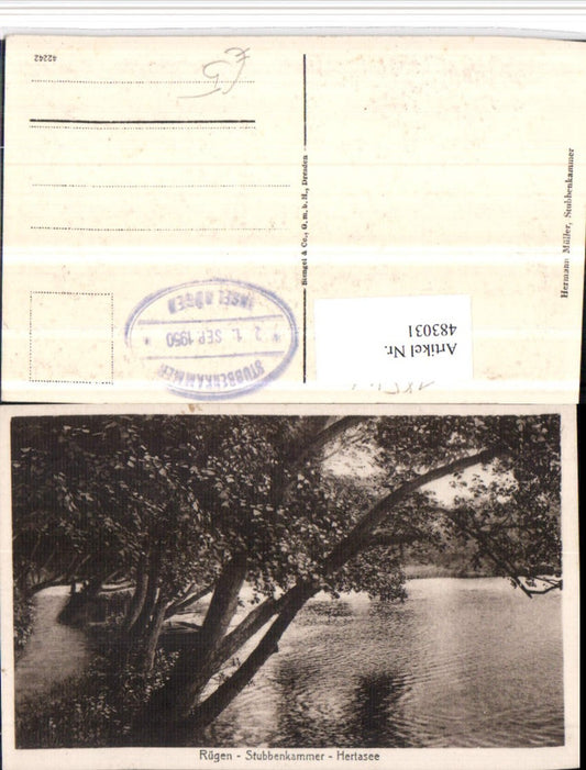 483031,Rügen Stubbenkammer Hertasee See Partie