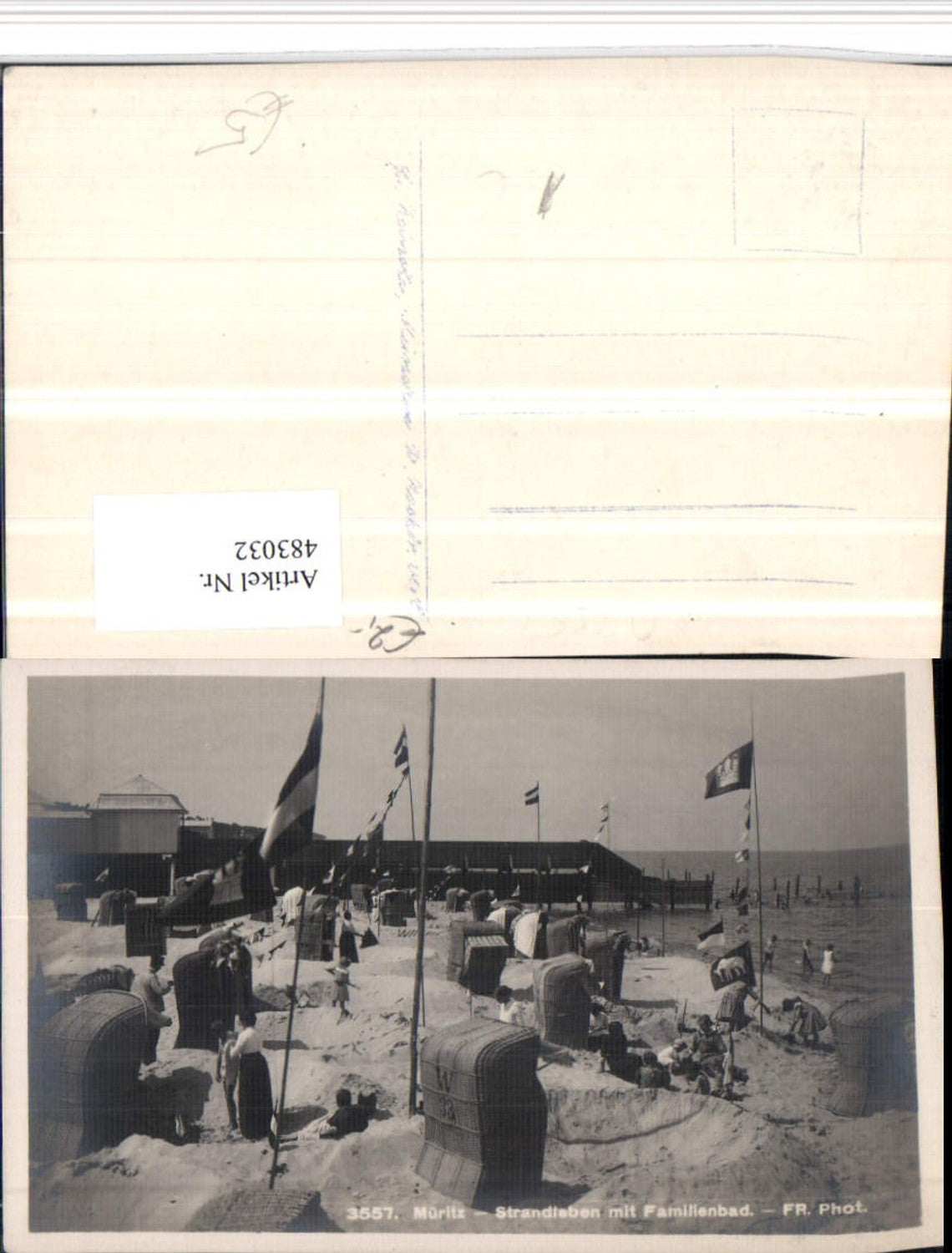 483032,Müritz Strandleben Strand m. Familienbad Strandkörbe