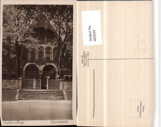 483039,Goslar am Harz Domkapelle Kapelle