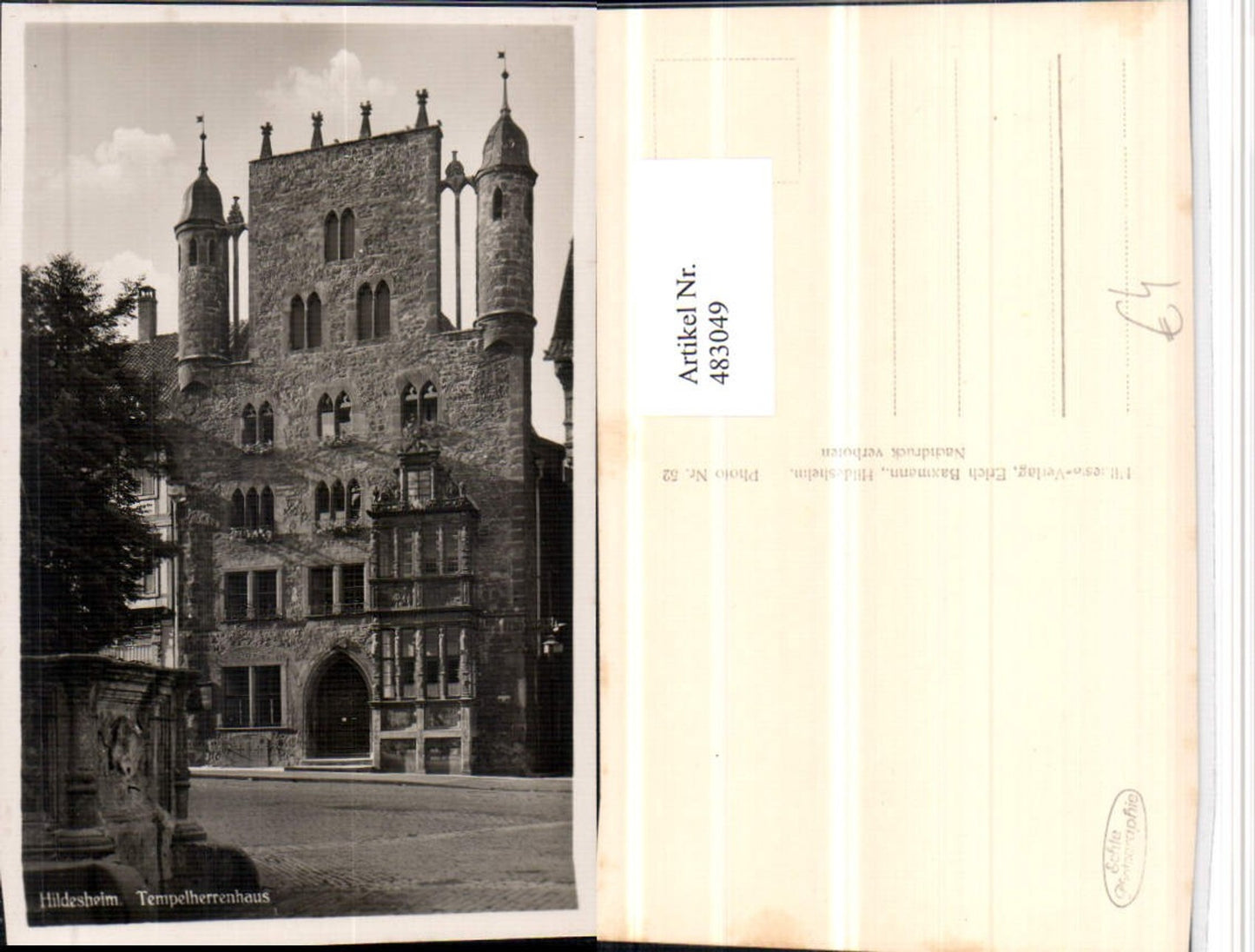 483049,Hildesheim Tempelherrenhaus Gebäude