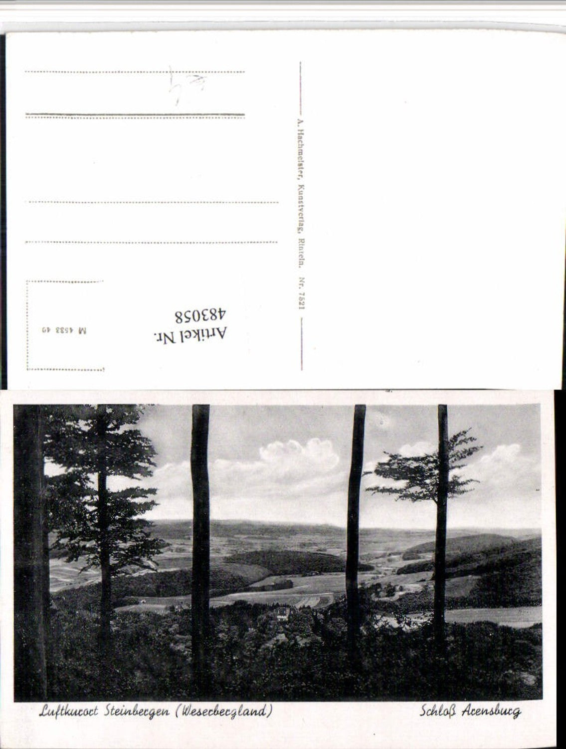 483058,Rinteln Steinbergen Schloss Arensburg