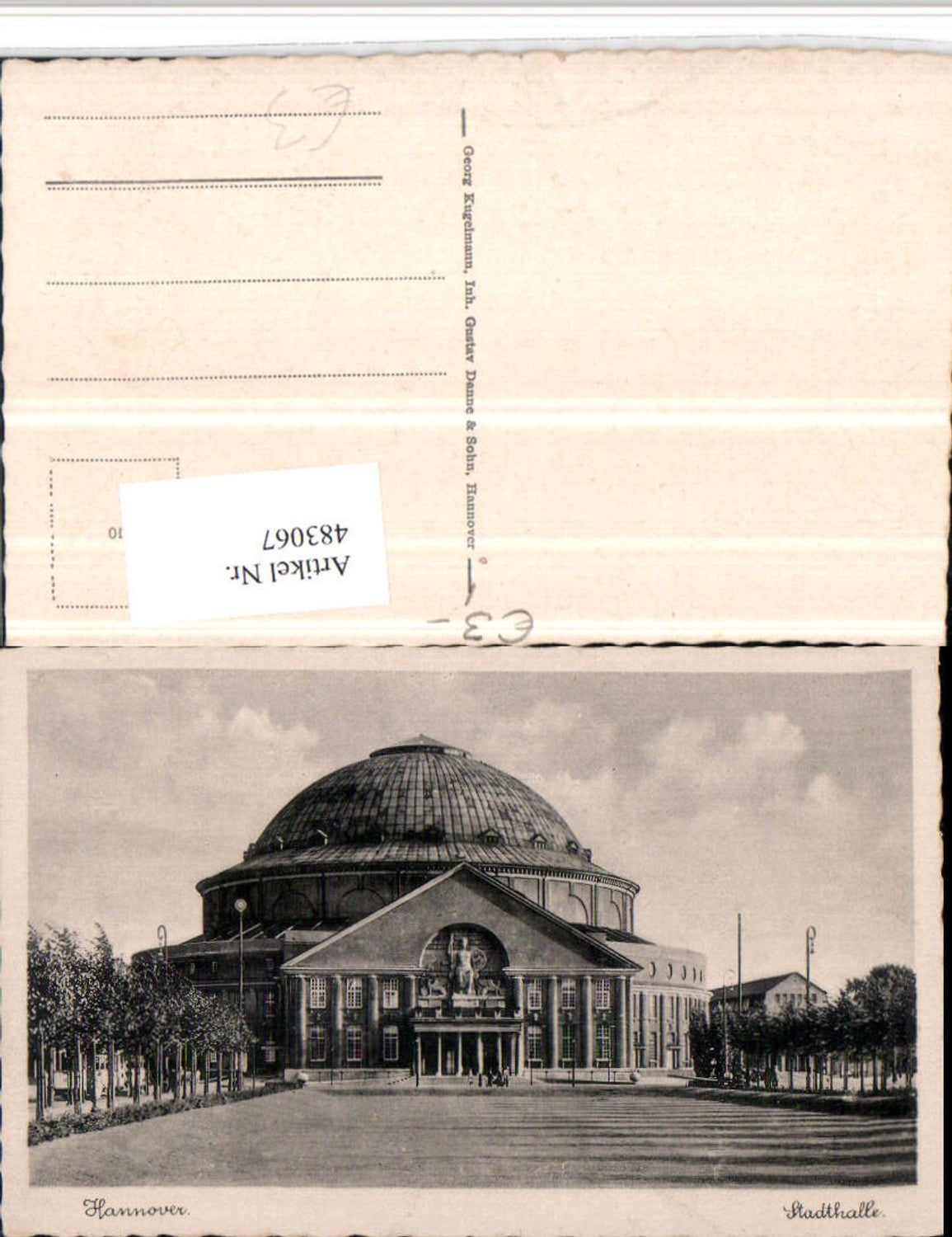 483067,Hannover Stadthalle Gebäude