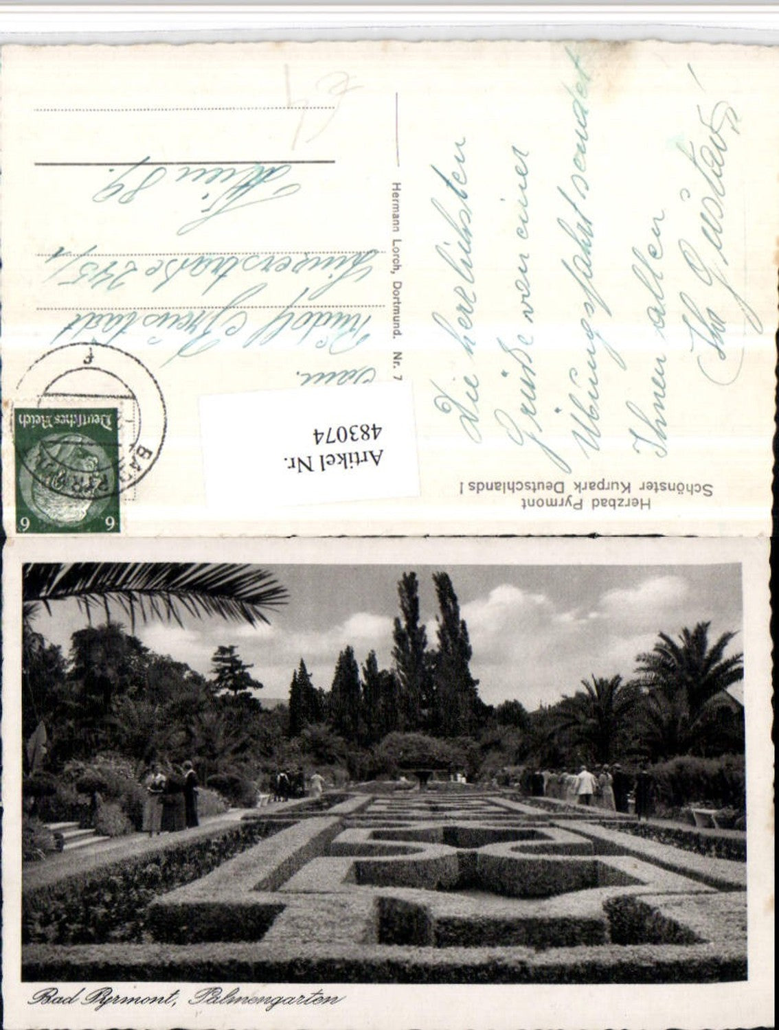 483074,Bad Pyrmont Kurpark Palmengarten