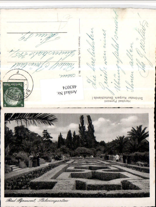483074,Bad Pyrmont Kurpark Palmengarten