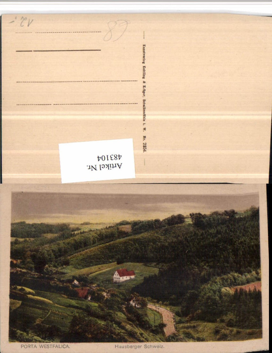 483104,Porta Westfalica Hausberger Schweiz Landschaft