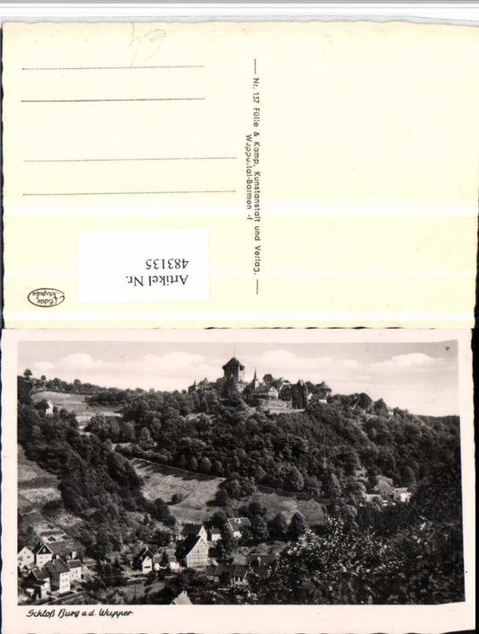 483135,Solingen Schloss Burg an d. Wupper