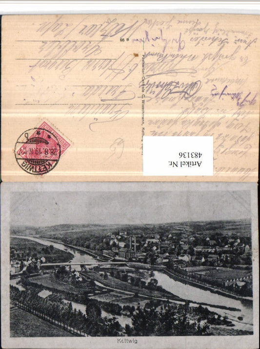 483136,Essen Kettwig Totale Brücke