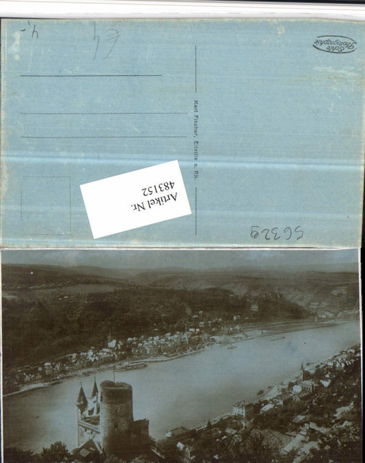 483152,St. Goar u. St. Goarshausen m. Burg Katz Totale