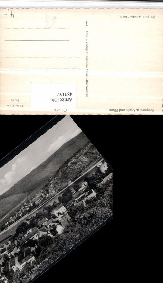 483157,Boppard am Rhein u. Filsen Totale