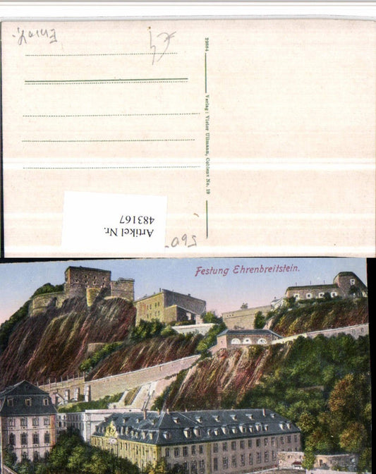 483167,Koblenz am Rhein Festung Ehrenbreitstein